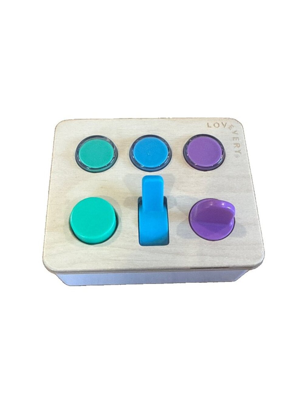 LOVEVERY Sensory Switchboard from Thinker Play Kit 11-12mos Montessori Toy